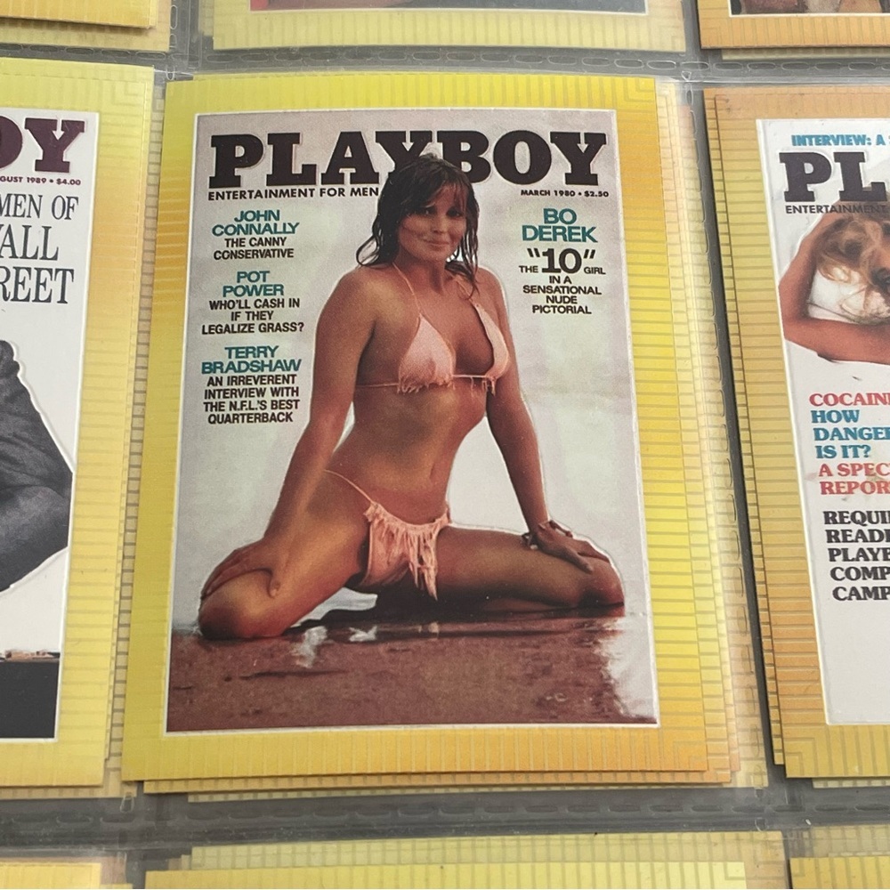 90s Vintage Bo Derek Playboy Chromium Cover Card Collectors 1995 #60